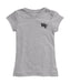 Wake Forest Demon Deacons WF Hand Sketched Vive La Fete Impressions Artwork Grey Girls Cotton Short Sleeve Tee