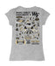 Wake Forest Demon Deacons WF Hand Sketched Vive La Fete Impressions Artwork Grey Girls Cotton Short Sleeve Tee - Vive La Fête - Online Apparel Store