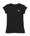 Wake Forest Demon Deacons WF Hand Sketched Vive La Fete Impressions Artwork Black Girls Cotton Short Sleeve Tee