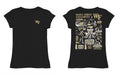 Wake Forest Demon Deacons WF Hand Sketched Vive La Fete Impressions Artwork Black Girls Cotton Short Sleeve Tee - Vive La Fête - Online Apparel Store