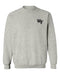 Wake Forest Demon Deacons WF Hand Sketched Vive La Fete Impressions Artwork Gray Crew Neck Sweatshirt for Women