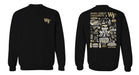 Wake Forest Demon Deacons WF Hand Sketched Vive La Fete Impressions Artwork Black Crew Neck Sweatshirt for Women - Vive La Fête - Online Apparel Store