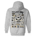 Wake Forest Demon Deacons WF Hand Sketched Vive La Fete Impressions Artwork Gray Cotton Fleece Long Sleeve Hoodie - Vive La Fête - Online Apparel Store