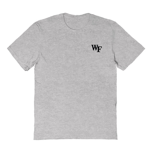 WF Demon Deacons Vive La Fete Impressions Artwork Grey Womens Cotton Tshirt