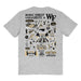 WF Demon Deacons Vive La Fete Impressions Artwork Grey Womens Cotton Tshirt - Vive La Fête - Online Apparel Store
