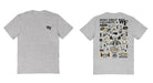 WF Demon Deacons Vive La Fete Impressions Artwork Grey Womens Cotton Tshirt - Vive La Fête - Online Apparel Store