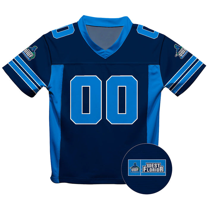 West Florida Argonauts UWF Vive La Fete Game Day Navy Boys Fashion Football T-Shirt - Vive La Fête - Online Apparel Store