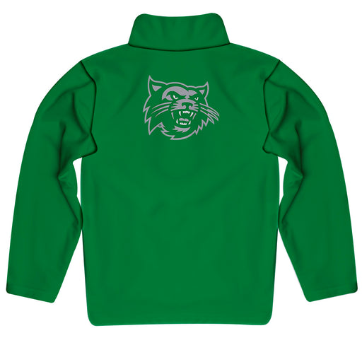 Northwest Missouri State University Bearcats Vive La Fete Game Day Solid Green Quarter Zip Pullover Sleeves - Vive La Fête - Online Apparel Store