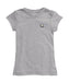 Wingate University Bulldogs Hand Sketched Vive La Fete Impressions Artwork Grey Girls Cotton Short Sleeve Tee
