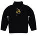 College of Wooster Fighting Scots Vive La Fete Game Day Solid Black Quarter Zip Pullover Sleeves - Vive La Fête - Online Apparel Store