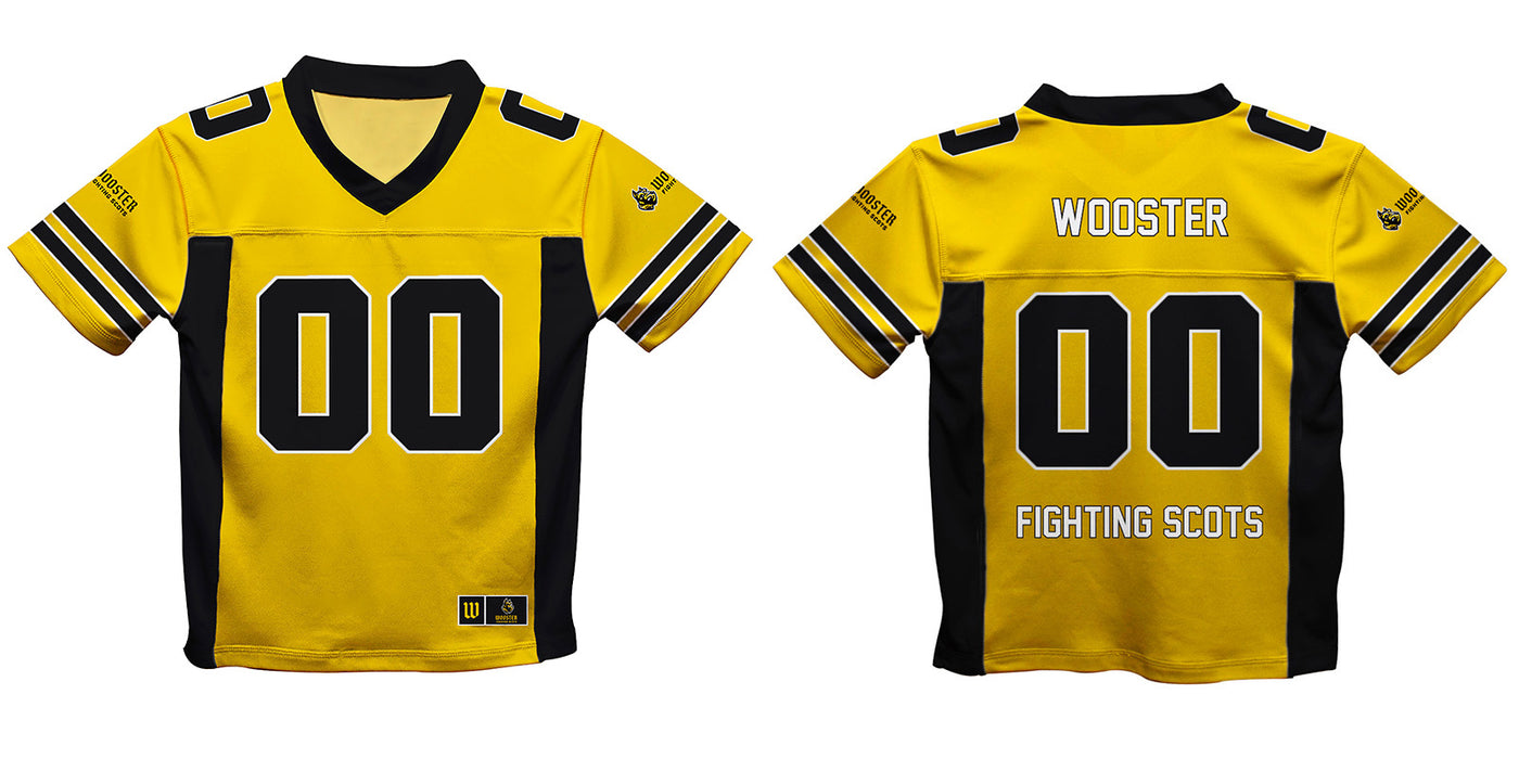 College of Wooster Fighting Scots Vive La Fete Game Day Yellow Boys Fashion Football T-Shirt - Vive La Fête - Online Apparel Store