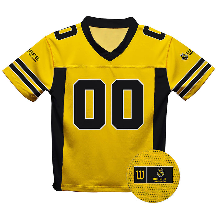 College of Wooster Fighting Scots Vive La Fete Game Day Yellow Boys Fashion Football T-Shirt - Vive La Fête - Online Apparel Store