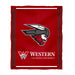 Western Colorado Mountaineer WCU  Vive La Fete Kids Game Day Red Plush Soft Minky Blanket 36 x 48 Mascot