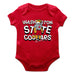 Washington State Cougars WSU Vive La Fete Infant Game Day Red Short Sleeve Bodysuit