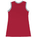 Washington State Cougars WSU Sleeveless Cheerleader A Line Dress White and Red - Vive La Fête - Online Apparel Store