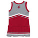 Washington State Cougars WSU Vive La Fete Game Day Gray and Red Sleeveless Chearleader Dress - Vive La Fête - Online Apparel Store