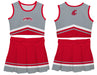 Washington State Cougars WSU Vive La Fete Game Day Gray and Red Sleeveless Chearleader Set - Vive La Fête - Online Apparel Store