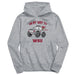 Washington State University WSU Cougars On My Way Monster Truck Heather Grey Cotton Youth Hoodie