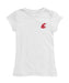 Washington State Cougars WSU Hand Sketched Vive La Fete Impressions Artwork White Girls Cotton Short Sleeve Tee
