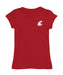 Washington State Cougars WSU Hand Sketched Vive La Fete Impressions Artwork Red Girls Cotton Short Sleeve Tee
