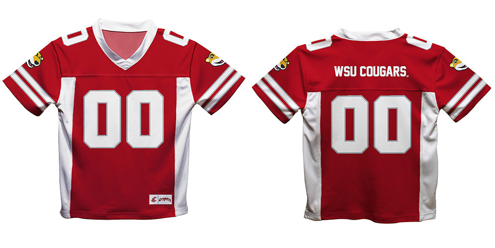 Washington State University WSU Cougars Vive La Fete Game Day Crimson Boys Fashion Football T-Shirt - Vive La Fête - Online Apparel Store