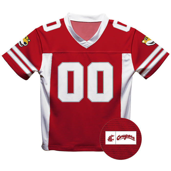 Washington State University WSU Cougars Vive La Fete Game Day Crimson Boys Fashion Football T-Shirt - Vive La Fête - Online Apparel Store