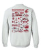 Washington State Cougars WSU Hand Sketched Artwork Red Crewneck Sweatshirt for Women - Vive La Fête - Online Apparel Store