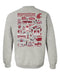 Washington State Cougars WSU Hand Sketched Artwork Red Crewneck Sweatshirt for Women - Vive La Fête - Online Apparel Store