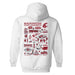 Washington State Cougars WSU Hand Sketched Artwork Cotton Fleece Women Hoodie - Vive La Fête - Online Apparel Store
