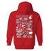 Washington State Cougars WSU Hand Sketched Artwork Cotton Fleece Women Hoodie - Vive La Fête - Online Apparel Store