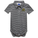 Wichita State Shockers WSU Embroidered Black Stripe Knit  Boys Polo Bodysuit