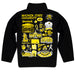 Wichita State Shockers WSU Hand Sketched Vive La Fete Impressions Artwork Black Boys Quarter Zip Pullover V1 - Vive La Fête - Online Apparel Store