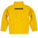 Wichita State Shockers Vive La Fete Logo and Mascot Name Womens Yellow Quarter Zip Pullover - Vive La Fête - Online Apparel Store