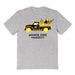 Wichita State Shockers WSU Hand Sketched Vive La Fete Impressions Truck Grey T-shirt for Women