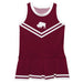 West Texas A&M Buffaloes Vive La Fete Game Day Maroon Sleeveless Cheerleader Dress