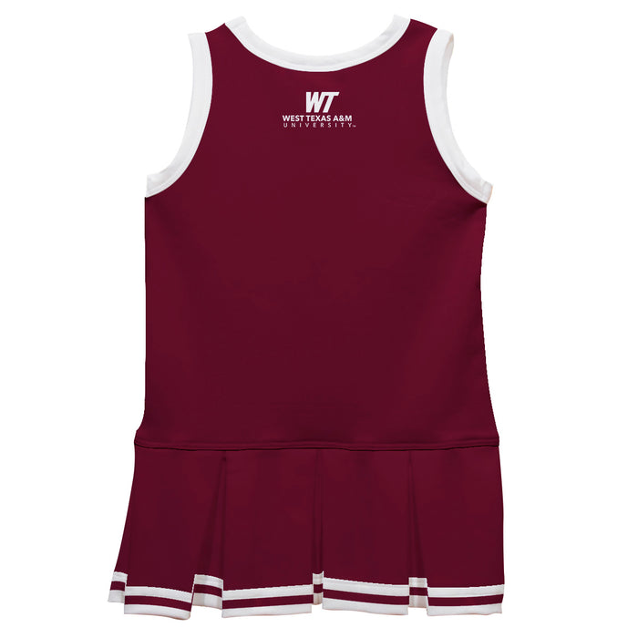 West Texas A&M Buffaloes Vive La Fete Game Day Maroon Sleeveless Cheerleader Dress - Vive La Fête - Online Apparel Store
