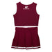 West Texas A&M Buffaloes Vive La Fete Game Day Maroon Sleeveless Chearleader Set - Vive La Fête - Online Apparel Store