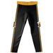West Virginia Yellow Jackets WVSU Vive La Fete Girls Game Day Black with Gold Stripes Leggings Tights