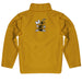 West Virginia Yellow Jackets WVSU Vive La Fete Game Day Solid Gold Quarter Zip Pullover Sleeves - Vive La Fête - Online Apparel Store