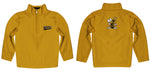 West Virginia Yellow Jackets WVSU Vive La Fete Game Day Solid Gold Quarter Zip Pullover Sleeves - Vive La Fête - Online Apparel Store