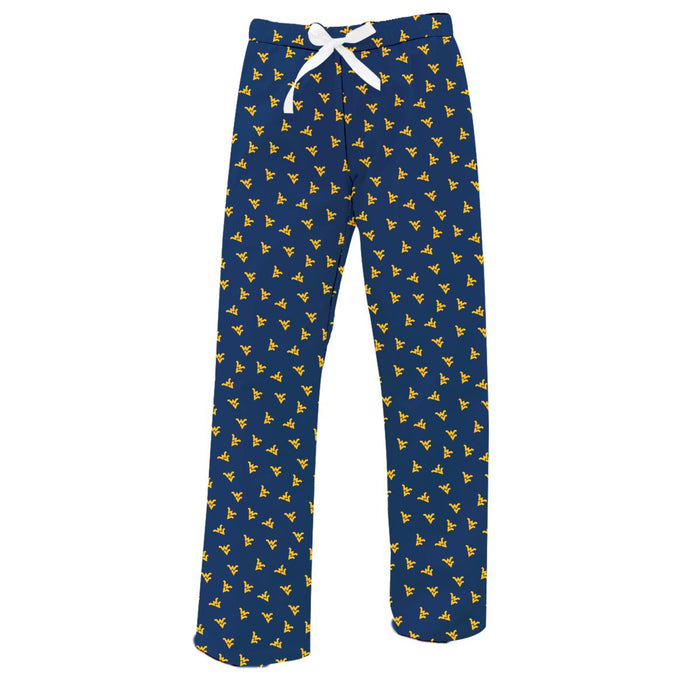 West Virginia University Vive La Fete Game Day All Over Logo Girls Lounge Pants