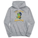 West Virginia University Mountaineers Dinorrific Heather Grey Cotton Youth Hoodie