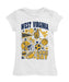 West Virginia Mountaineers Girl´s Fitted Cotton T-shirt White