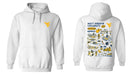 West Virginia Mountaineers Hand Sketched Vive La Fete Impressions Artwork Navy Cotton Fleece Long Sleeve Hoodie - Vive La Fête - Online Apparel Store