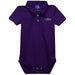 Wisconsin-Whitewater Warhawks Embroidered Purple Solid Knit Boys Polo Bodysuit