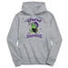 Williams College Ephs Vive La Fete Dinorrific Grey Cotton Hoodie