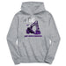 Williams College Ephs Vive La Fete Excavator Grey Cotton Hoodie