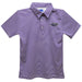 Wisconsin-Whitewater Warhawks Embroidered Purple Stripes Short Sleeve Polo Box Shirt
