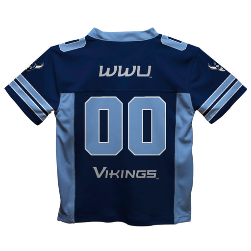Western Washington Vikings Vive La Fete Game Day Blue Boys Fashion Football T-Shirt - Vive La Fête - Online Apparel Store