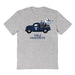 Yale University Bulldogs Hand Sketched Vive La Fete Impressions Truck Kids Grey Cotton T-shirt